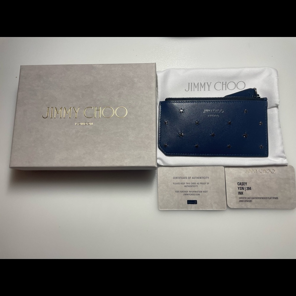 Jimmy Choo Casey Cardholder w/ Stars